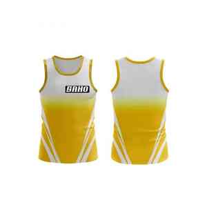 Support team GAA vest with stretch fit moisture control mesh and bold crest OEM MOQ - Product Image 1