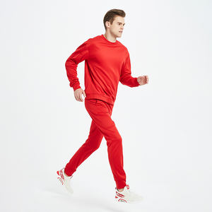 Sweat à capuche ras du cou Survêtement de haute qualité Streetwear pour hommes Survêtement Possédez votre logo Personnalisé Vente en gros Combinaison de course d'entraînement uni - Product Image 3