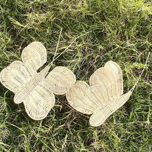 Juego de pegatinas de pared de mariposa, decoración del hogar, decoración de habitación de bebé, pegatinas de ratán para colgar en las paredes - Product Image 6