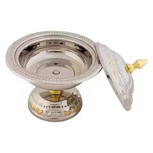 Bol de service en laiton de style antique haut de gamme avec un design orné classique pour une présentation de table élégante et traditionnelle - Product Image 2