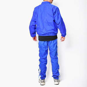 Top Trending Custom Design Men's Polyester Windbreaker Jacket and <b>Trouser</b> Tracksuit Set Full <b>Zip</b>-Up Nylon Windbreaker Suit - Product Image 5