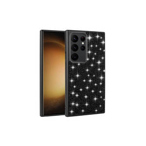 Étui de luxe en silicone scintillant avec diamants lilas pour Samsung Galaxy S24 Ultra, design pierre étincelante, avec dragonne, compatible 14 Plus - Product Image 3