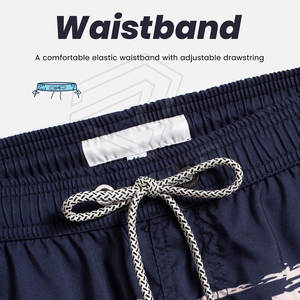 Short de bain personnalisé pour hommes de couleur orange short de bain à séchage rapide avec doublure en maille maillots de bain maillots de bain Vente en gros - Product Image 3