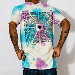Nouveau style Hip Hop personnalisé de haute qualité T-shirt casual bicolore Streetwear pour hommes - Product Image 2