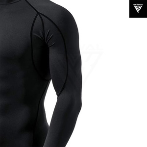 Camiseta de compresión (Rash Guard) Premium de Alta Calidad, Personalizable OEM, Unisex, de Secado Rápido, Transpirable, Antibacteriana, Manga Larga, Diseño MMA Disponible - Product Image 6
