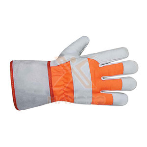 Vêtements de travail, nouvelle arrivée, design personnalisé, gants de travail en cuir de haute qualité, imperméables, ignifuges, antidérapants, personnalisables - Product Image 4