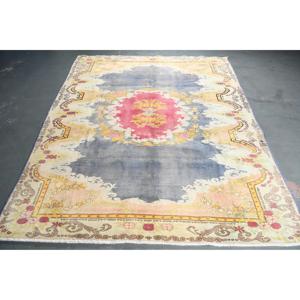 Alfombra de 8.5x11.4 pies, Alfombra Turca Vintage, Alfombra Ikat Azul - Product Image 1