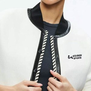 Veste d'université pour femmes fabriquée en usine OEM/vêtements d'hiver Veste d'université pour femmes élégantes - Product Image 5