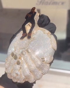 Colgante Personalizado con Personaje de Dibujos Animados con Piedras de Imitación |   Joyería Hip Hop con Moissanita Certificada por CONCEPTION GRA |   Plata 925 Esmaltada Lista para Fiestas - Product Image 4