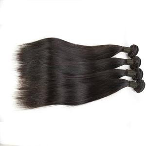 Extensiones de cabello humano crudo virgen indio Remy de alta calidad 100%, pelucas rectas de hueso, Natural Afro rizo de onda, puro crudo sin procesar - Product Image 1