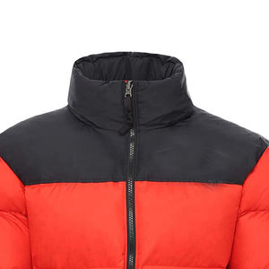 Venta al por mayor de los hombres con estilo de la calle Puffer Chaquetas Nueva moda de invierno de lana de lino Shell Puffer Chaquetas - Product Image 3