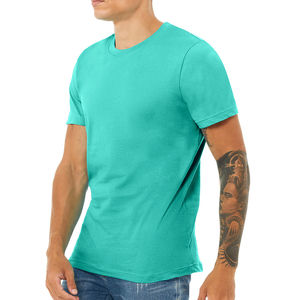 T-shirts pour hommes en 100% coton de haute qualité T-shirt vierge brodé de poids lourd personnalisé brodé de broderie imprimée vente en gros - Product Image 4