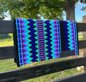 Manta de sillín occidental de lana hecha a mano de primera calidad, almohadilla duradera para montar a caballo, manta ecuestre personalizada, proveedor superventas de La India - Product Image 2