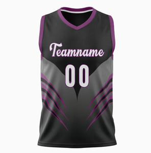 Uniformes de basket-ball personnalisés de haute qualité Tops imprimés à la mode pour hommes et jeunes Ssets de basket-ball - Product Image 1