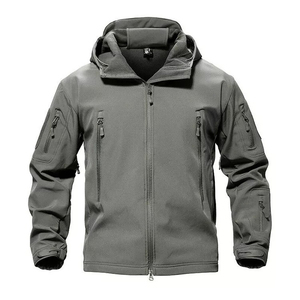 Personalizado impermeable invierno esquí al aire libre senderismo chaqueta suave Shell nieve con capucha múltiples bolsillos impermeable chaqueta Softshell para hombre - Product Image 4