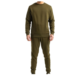Survêtement personnalisé de haute qualité pour hommes, tenue décontractée, survêtement pour hommes, 2 pièces, jogging de gymnastique à fermeture éclair complète - Product Image 2