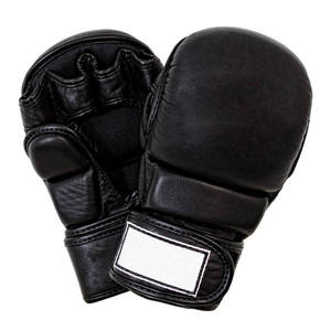 Wholesale Custom logo PU Leather MMA Training <b>Gloves</b> MMA Sparring Half Finger <b>Gloves</b> Muay Thai Mma Sparring <b>Gloves</b> Training - Product Image 1