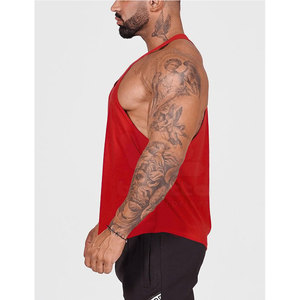 เสื้อกล้ามออกกำลังกายผู้ชาย ระบายอากาศได้ดี ผ้าถัก สวมใส่สบาย ออกแบบได้ตามต้องการ คุณภาพสูง บริการ OEM สำหรับขายออนไลน์ - Product Image 3