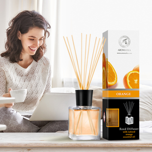 Diffuseur de parfum Aromatika Orange 200ml avec huile essentielle naturelle, parfum d'ambiance longue durée aux agrumes doux - Product Image 5