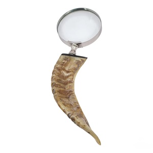 Loupe à main en corne de mouton, fabriquée à la main pour une lecture de précision et un style vintage classique, de haute qualité - Product Image 2
