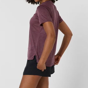 Camiseta de ropa de mujer de alta calidad, precio al por mayor, manga corta, nueva moda, Camiseta de cuello redondo de secado rápido para mujer a la venta - Product Image 5