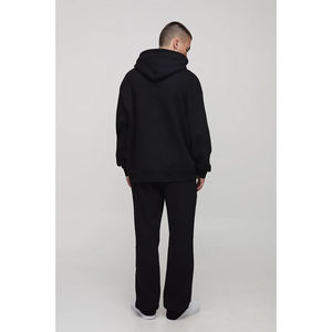 Pantalons de sport décontractés de haute qualité en gros, impression d'écran, logo personnalisé, 100% coton, streetwear, pantalons de survêtement amples pour hommes - Product Image 2