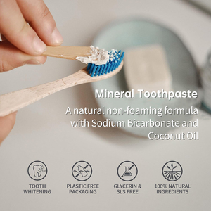 <span class=keywords><strong>Dentifrice</strong></span> aux herbes OEM Caractéristiques éclaircissantes Menthe poivrée sans fluorure Formule nettoyante naturelle à l'huile de noix de coco <span class=keywords><strong>Dentifrice</strong></span> blanchissant - Product Image 3