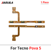 Kabel Fleksibel Volume Daya Ponsel Grosir untuk Infinix Tecno Pova 5 4 Pro 3 2 5G LE8 LD7 Neo LE6T 2 LG6N Suku Cadang Perbaikan Kabel Fleksibel Volume