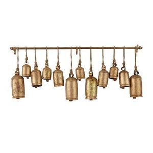 Campanas de cuerno abiertas simples, decoración navideña, campanas pequeñas, campanas de viento, colgante, accesorios de campana DIY/carillón de viento hecho a mano, multicolor - Product Image 4