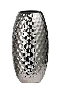 Modern Handmade Hammered Large Iron Gold Finishing Wedding Decoration Floor Vase Uttar Pradesh QAMAR OVERSEAS for Home Hotel - Product Image 5