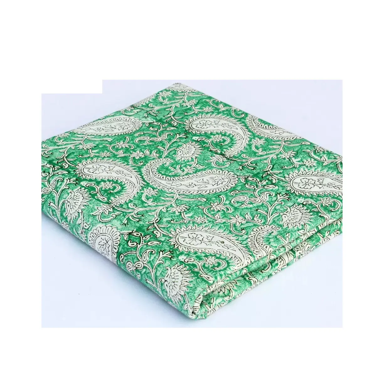 Premium Quality Hot Selling Custom Design Boutique and Floral Hand Block Printed Cotton Fabric For Garments At Factory Price