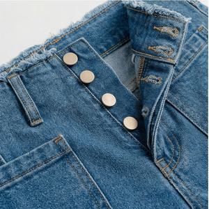 Pantalons en jean à jambes larges pour femmes de la rue principale, en coton, coupe ample, dernières tendances de la mode, pantalons en jean, vêtements de rue décontractés tendance - Product Image 4