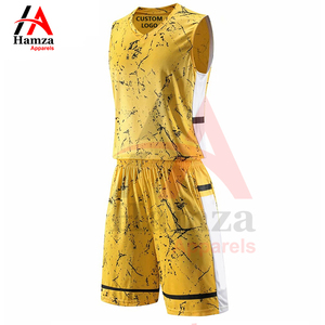 Uniforme de basket-ball personnalisé de haute qualité vêtements de sport tissu en polyester personnalisé 180 g/m² ensembles d'uniformes de basket-ball pour hommes - Product Image 2
