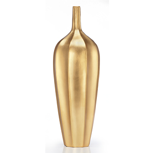 Tall Bottle Shape Iron Gold Finishing Modern Design Handmade Home & Wedding Decoration High Quality Floor Vase - Product Image 4