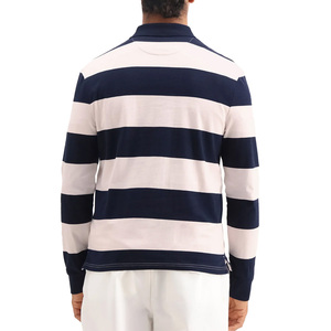 Camisa Polo de Manga Larga para Hombre con Bloques de Color, Estilo Moderno y Elegante para el Día a Día - Product Image 5