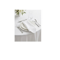 Nappe de table élégante en tissu 100 % coton pur tissé blanc de luxe, écologique et régulateur de température, pour la maison et le spa