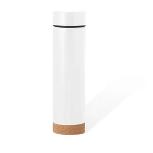 Thermos Dantek con infusore in sughero: Gadget sostenibili per bevande, ideali per promozioni - Product Image 1