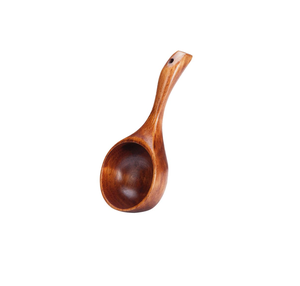 Cuchara de sopa de madera con estilo moderno, accesorios de cocina, mango corto, cuchara de sopa de madera de alta calidad con calidad exclusiva - Product Image 1