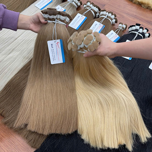 Nouvelle arrivée de haute qualité 30 pouces droite en vrac cheveux Style 100% vierge vietnamien Extensions de cheveux humains acide traité Machine - Product Image 2