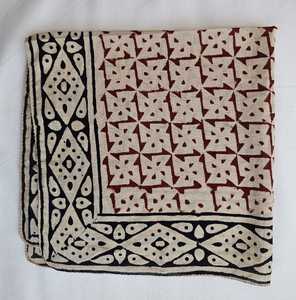 Bandana en coton imprimé à la main, écharpe bohème à motif paisley, écologique, bandeau pour cheveux, cadeau pour elle - Product Image 3