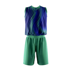 ชุดวอลเลย์บอลชายผ้าโพลีเอสเตอร์น้ำหนักเบาเป็นมิตรต่อสิ่งแวดล้อมชุดเครื่องแบบวอลเลย์บอล100% ผู้ชาย - Product Image 5