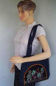 Nuevo estilo, bolsos de hombro de mezclilla de algodón de lujo, elegante bolso de noche, bolso de mano para mujer, Top elegante, clásico, a la moda - Product Image 5