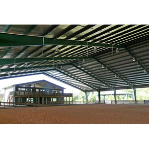 Structure en acier préfabriquée à prix abordable pour écurie, manège intérieur, terrain d'équitation et box à chevaux portable - Product Image 4