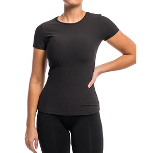 T-shirts pour femmes confortables de haute qualité vêtements d'extérieur séchage rapide ajusté Anti-rides respirant vente chaude t-shirts pour femmes - Product Image 4