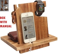Organisateur de bureau en bois vintage de luxe avec taille personnalisée-Meilleurs accessoires pour la fête de mariage et le bureau Essentials pour la maison