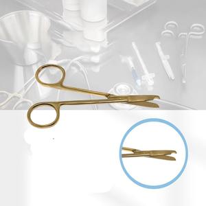 Tijeras para Vendajes Manuales de 14 cm, Juego de Pinzas para Apósitos, Acero Inoxidable, Lister, Primeros Auxilios, Uso Hospitalario, Instrumentos Médicos - Product Image 3