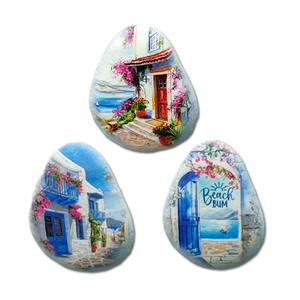 Logotipo personalizado impresión <span class=keywords><strong>Rapa</strong></span> Nui Isla de Pascua recuerdo Vida Marina Valparaíso Chile Moai imán - Product Image 4