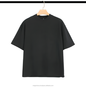 เสื้อยืดทรงบ็อกซี่ ฮิปฮอป 180 GSM แขนเสื้อแบบดรอปโชว์เดอร์ ลายกราฟิก ผ้าคอตตอนหนานุ่ม สตรีทแวร์สั่งทำพิเศษ ทรงโอเวอร์ไซส์ ผู้ชาย พลัสไซส์ ทรงสลิมฟิต - Product Image 3