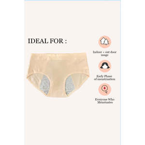 ชุดชั้นในป้องกันการรั่วซึมผิวสองชั้นความสบายและการป้องกันระดับพรีเมียม - Product Image 3