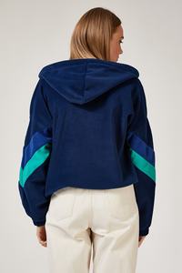 Moda Casual logotipo personalizado con capucha hombres mujeres sudaderas estampado de gran tamaño 100% poliéster sublimación sudaderas con capucha en blanco ajuste suelto - Product Image 6